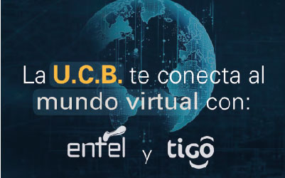 La U.C.B. te conecta con el mundo virtual con Entel y Tigo