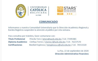 COMUNICADO: DIRECCIÓN ACADÉMICA REGIONAL Y KARDEX REGISTROS
