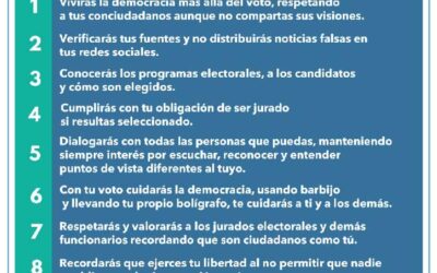 EL DECÁLOGO DEL VOTANTE