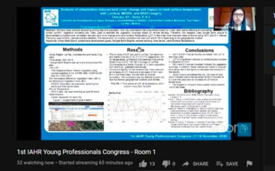 Estudiantes del CINAES-Ingeniería Ambiental presentan investigaciones en el 1st IAHR Young Professionals Congress