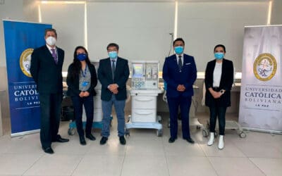 U.C.B. RECIBE EQUIPOS DE HANSA PARA LA CARRERA DE INGENIERÍA BIOMÉDICA