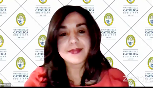 La U.C.B. posesiona a la Lic. María Andrea Ruiz Asturizaga como Mediadora Universitaria