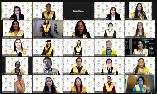 Nuevos profesionales graduados de la Universidad Católica Boliviana “San Pablo”