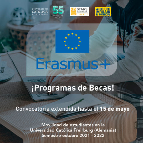 CONVOCATORIA PROGRAMA DE BECAS ERASMUS+