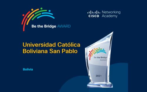 U.C.B.  recibe el premio “Be the Bridge Award” de CISCO networking  academy