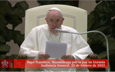 El Papa invita a una jornada de oración y ayuno por la paz en Ucrania