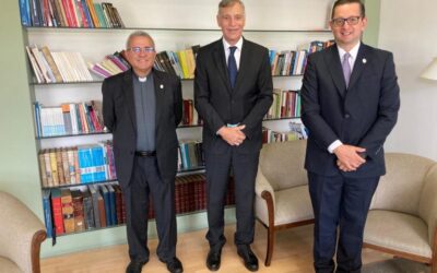 Rectores de la U.C.B. y de la UCA fortalecen los programas de intercambio académico y de investigación conjunta