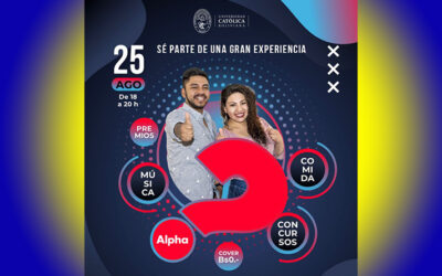 Fiesta del Alpha Joven en la UCB comienza con 400 inscritos