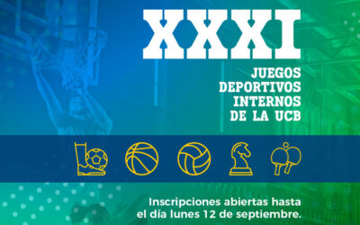 XXXl “JUEGOS DEPORTIVOS INTERNOS DE LA U.C.B.  2022”