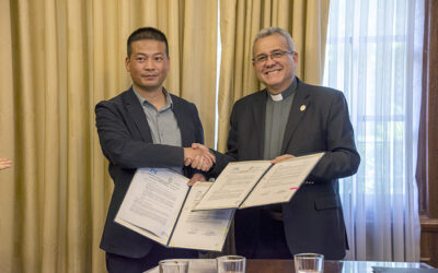 La Universidad Católica Boliviana “San Pablo” firmo convenio con ZTE BOLIVIA S.R.L.