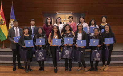 La Segunda Generación de Becarios Afro-Bolivianos del Programa “College Horizons Outreach Program” Celebran Graduación