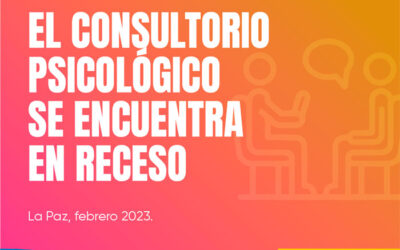 Receso del Consultorio Psicológico