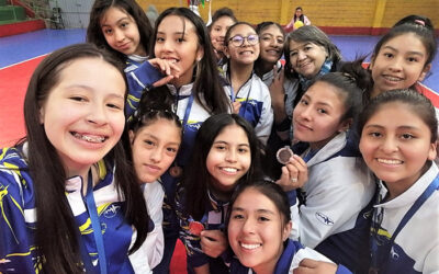 El equipo infantil damas de La Cato obtuvo el tercer puesto en la Liga Nacional de Voleibol