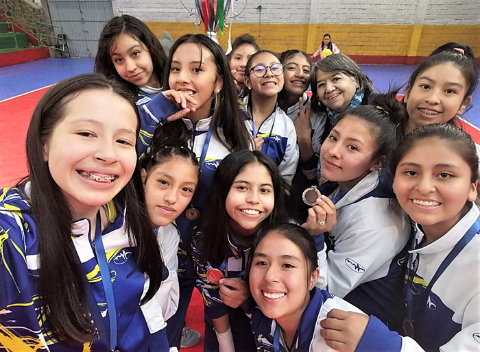 El equipo infantil damas de La Cato obtuvo el tercer puesto en la Liga Nacional de Voleibol