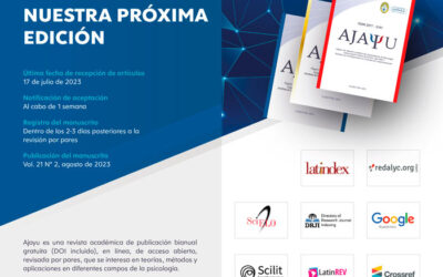 CONVOCATORIA PARA PRESENTAR ARTÍCULOS PARA NUESTRA PRÓXIMA EDICIÓN EN AJAYU