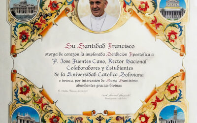 Papa Francisco otorga la Bendición Apostólica a la U.C.B.