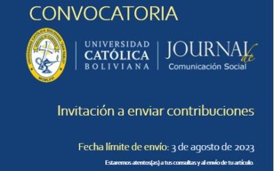Convocatoria para el Journal de Comunicación
