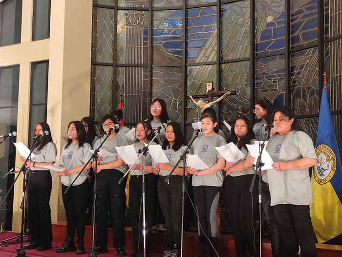 Premiación al concurso Serenata a la Virgen