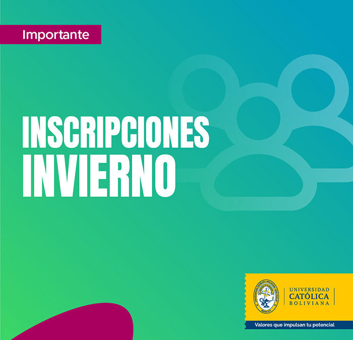 GUÍA DE INSCRIPCIÓN PARA INVIERNO 2023