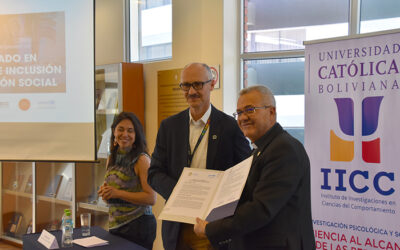 El Instituto de Investigaciones en Ciencias del Comportamiento de la U.C.B. en conjunto a UNICEF firman acuerdo y lanzan el Diplomado en Políticas de Inclusión y Protección Social