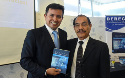 Presentación del libro «Derecho e Inteligencia Artificial… ¿o Artificiosa?» de Luis Fernando Concha Flores, PhD en la Biblioteca Central de la U.C.B.