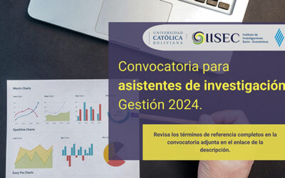 Convocatoria para asistente de investigación – Gestión 2024