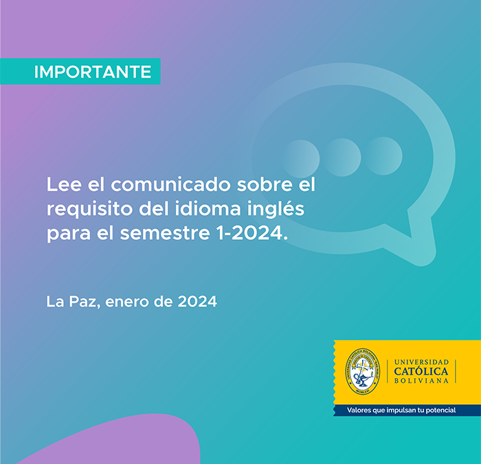 Requisitos del Idioma Inglés