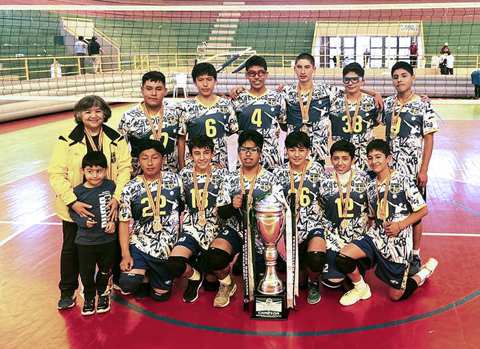 La Cato, campeón nacional de voleibol