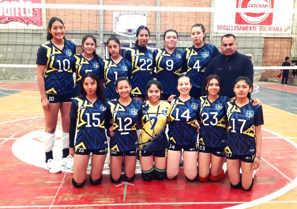 La Caro, campeona del preclasificatorio departamental de voleibol