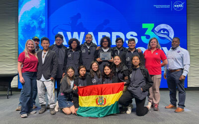 El equipo de vehículos mecatrónicos de la U.C.B. retorna a Bolivia con el premio a la categoría “Most Improved Award” otorgado en la competencia internacional en la NASA