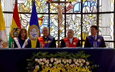 Rector nacional en el 58 aniversario de la U.C.B.: “Gracias a todos los que son capaces de trabajar con ilusión”