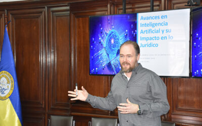 Conferencia sobre inteligencia artificial y derecho en la U.C.B. con experto internacional