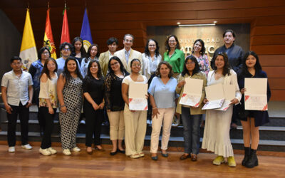 Estudiantes de marketing y medios digitales fueron parte de la campaña contra la violencia digital, de ProMujer