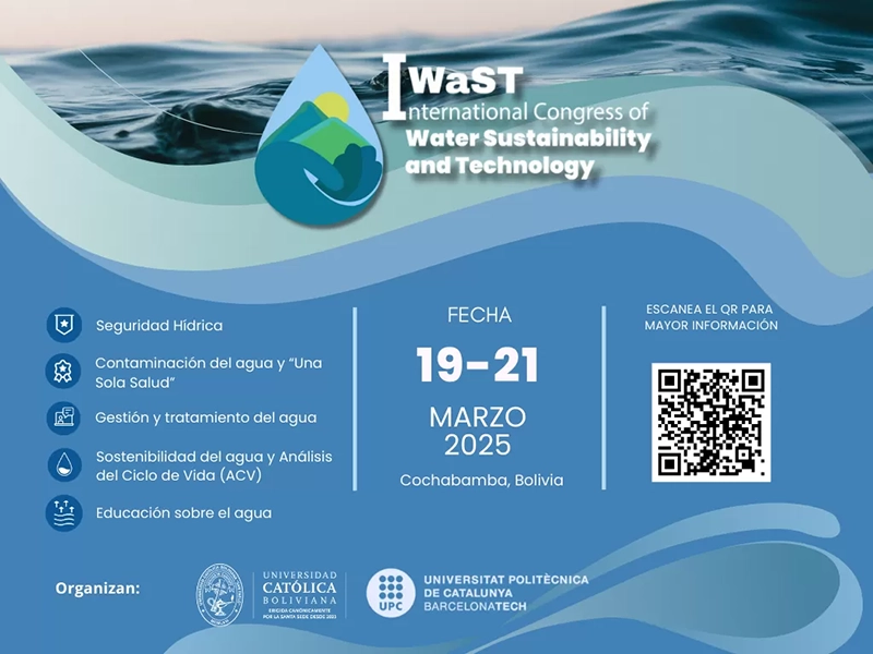 La U.C.B. y UPC lanzan Congreso Internacional sobre Sostenibilidad del Agua