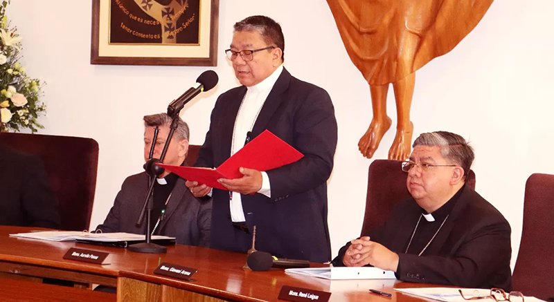 Mons. Aurelio Pesoa llama a la Iglesia a ser signo de esperanza ante la crisis en Bolivia durante la CXV Asamblea de Obispos