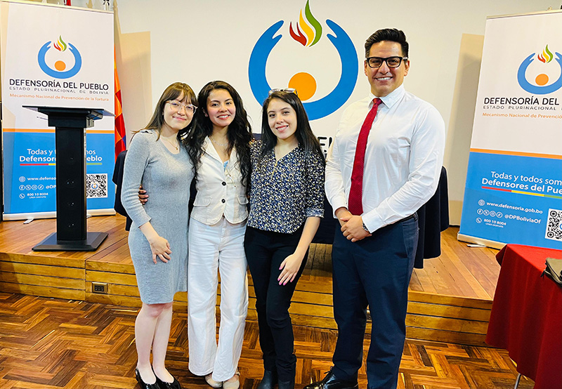 Carrera de Derecho de la U.C.B. gana el Moot court de derechos humanos 2024