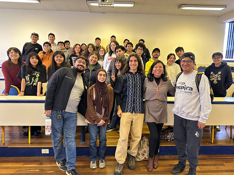 Intercambio cultural y lingüístico con visitantes de la Universidad de Princeton