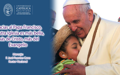 Gracias al papa Francisco, nuestra Iglesia es más bella, más de Cristo, más del Evangelio