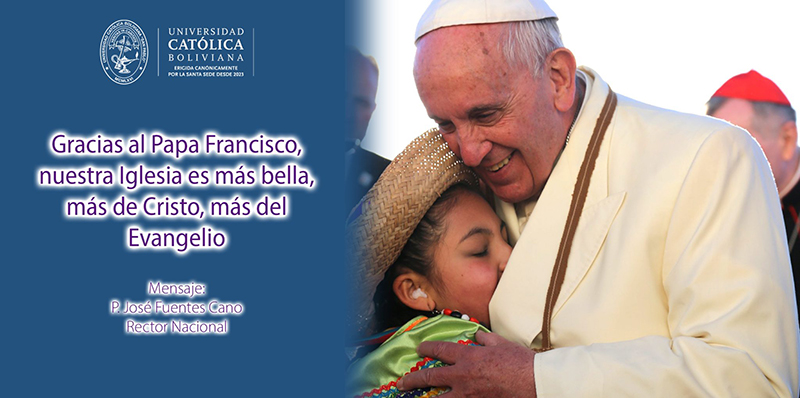 Gracias al papa Francisco, nuestra Iglesia es más bella, más de Cristo, más del Evangelio