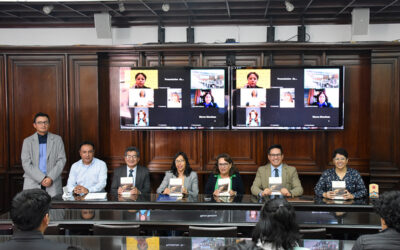 La Carrera de Derecho presenta un libro con 13 temas de la teoría general del derecho, escrito por  docentes de las Sedes de La Paz, Santa Cruz, Cochabamba y Tarija