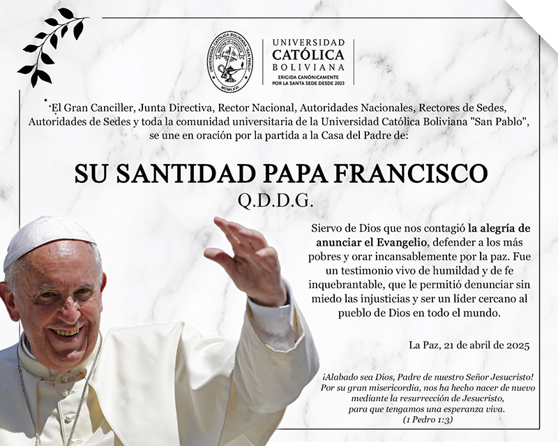 Obituario por el papa Francisco
