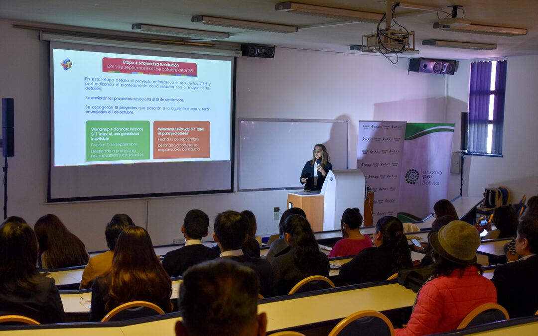 La U.C.B. impulsa la innovación juvenil en Bolivia a través del programa “Solve for Tomorrow”