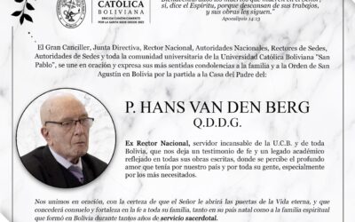 Obituario del padre Hans Van Den Berg
