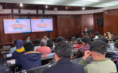 Defensor del Pueblo presenta en la U.C.B. su informe sobre la situación de los derechos humanos en Bolivia