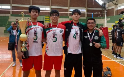 Selección juvenil de voleibol de La Paz logra el subcampeonato nacional
