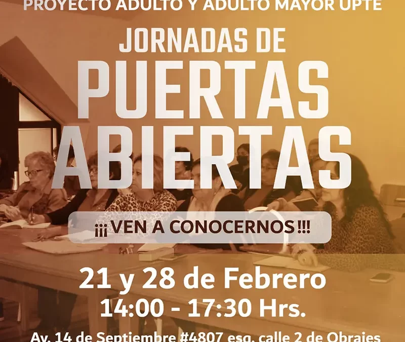 ¡Jornadas de Puertas Abiertas UPTE!
