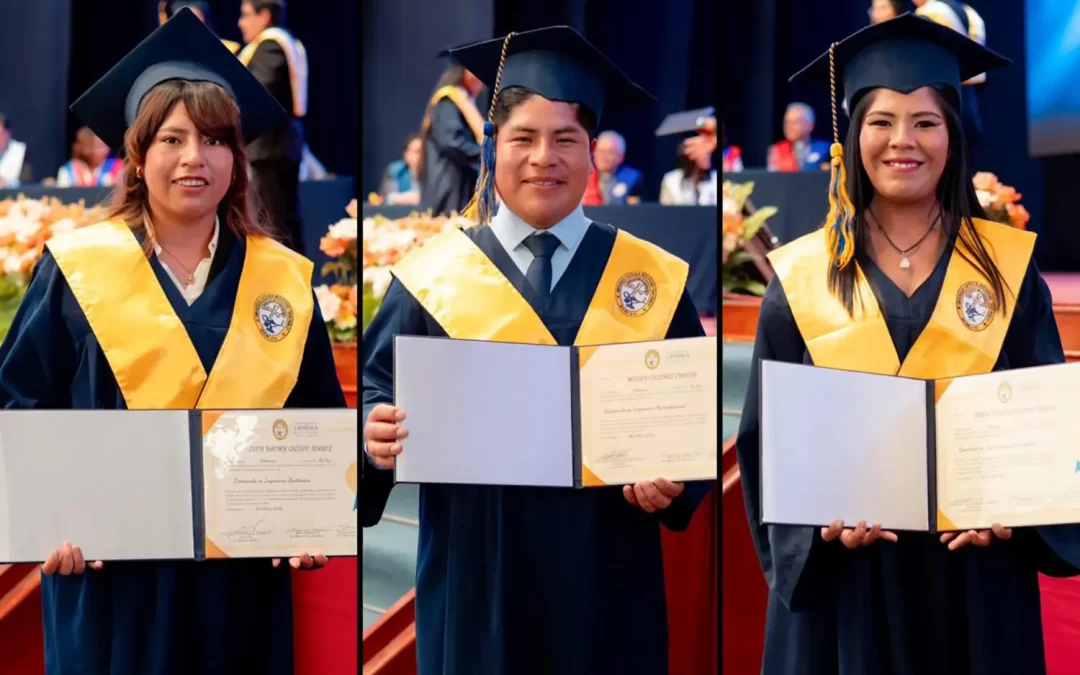 La Universidad Católica Boliviana celebra con orgullo la graduación de más de 100 nuevos profesionales de sus Unidades Académicas Campesinas