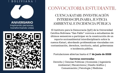 Convocatoria Estudiantil: investigación interdisciplinaria sobre la cuenca Katari