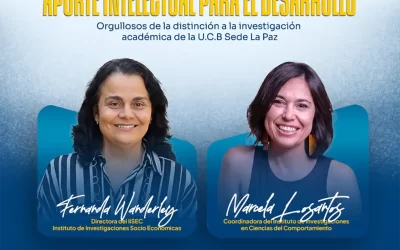 Investigadoras de la U.C.B. La Paz son reconocidas entre las 100 mejores científicas de Bolivia