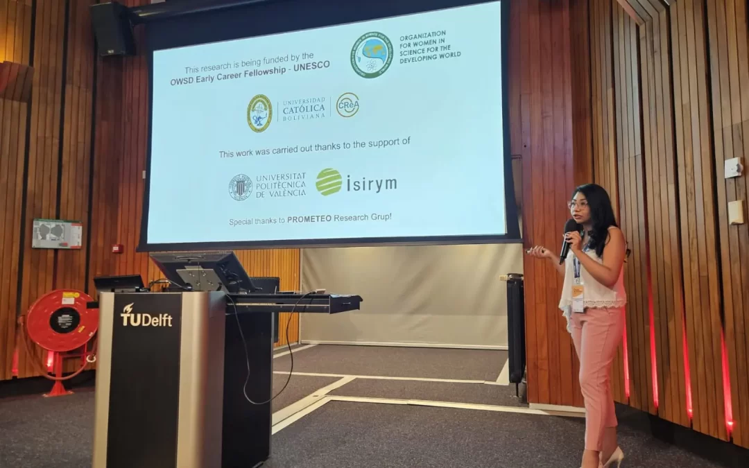 Docente investigadora de Ingeniería Ambiental de la U.C.B., presenta investigación en la conferencia internacional WIN 2026 de la International Water Association (IWA)